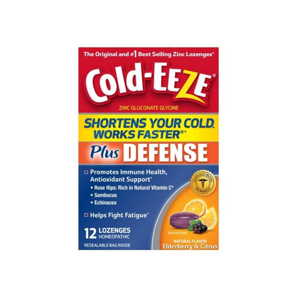 2 Cold-EEZE Plus Defense‎ Cold-Shortening Lozenges - Picture 1 of 2